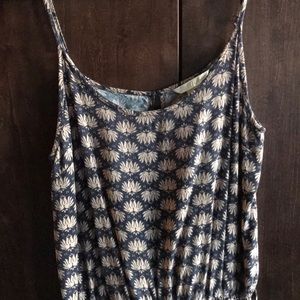 Printed short romper